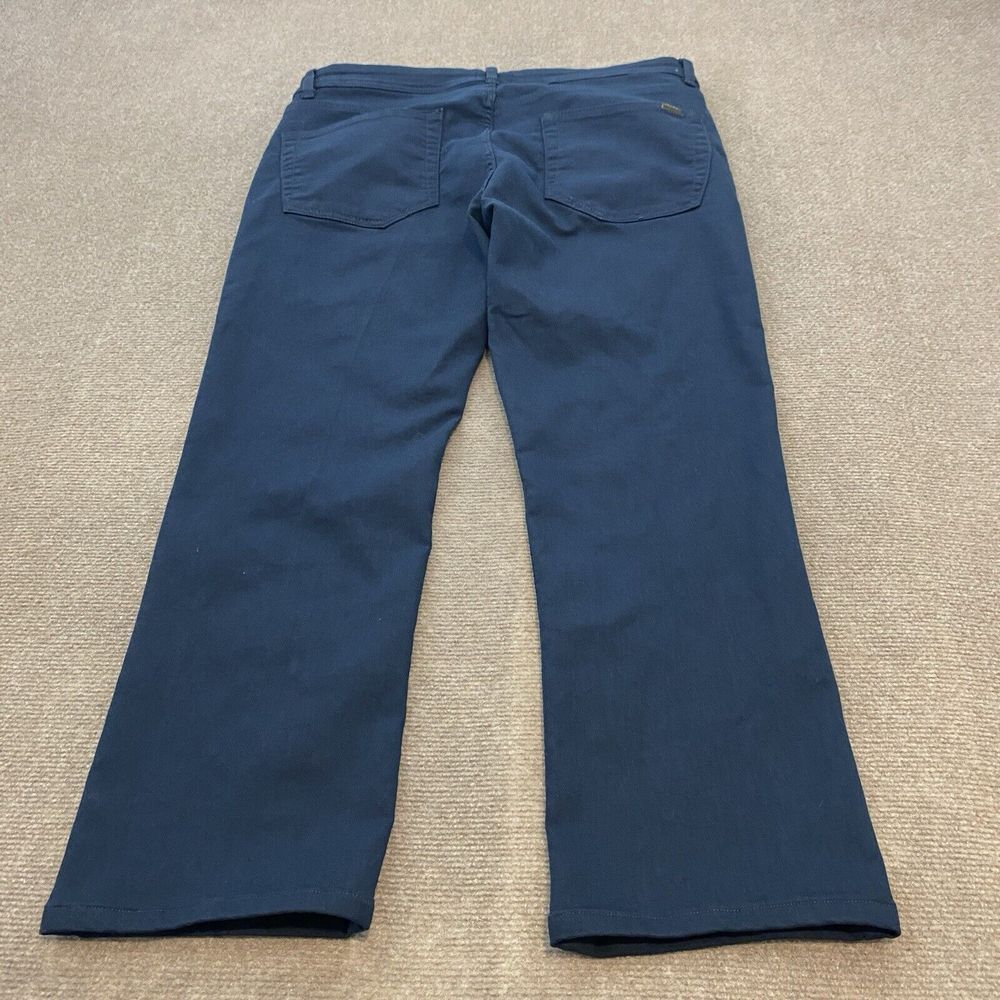 Jachs Pants Mens‎ 36x27 Navy Blue Straight Fit Stretch Twill Flat Front Preppy